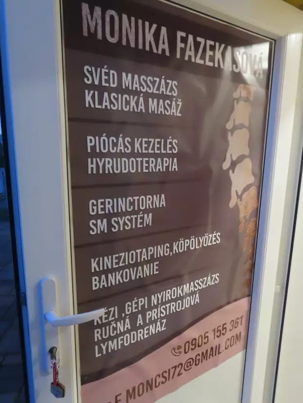 Fazekas Mónika gyógymasszőr