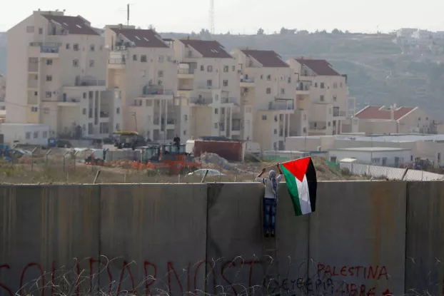 Ciszjordánia - fal - illegális zsidó telepek
