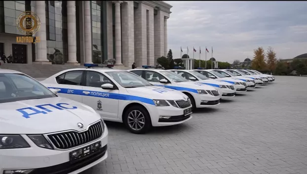 rendőrautók - Kadirov