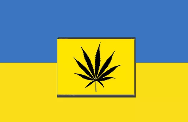 kender - ukrán zászló