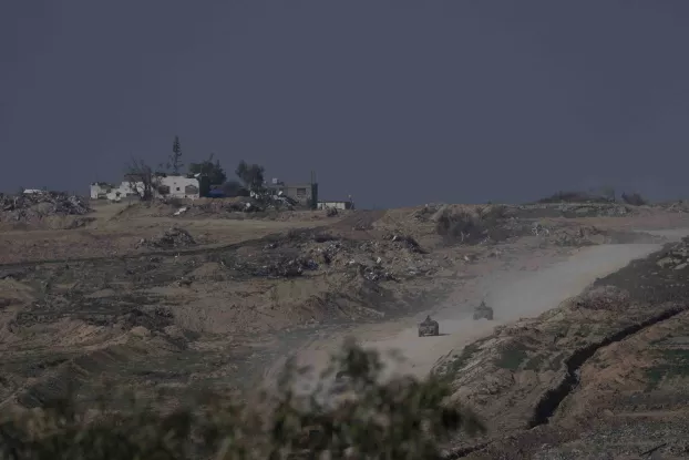 Harcok a Gázai övezet déli részében