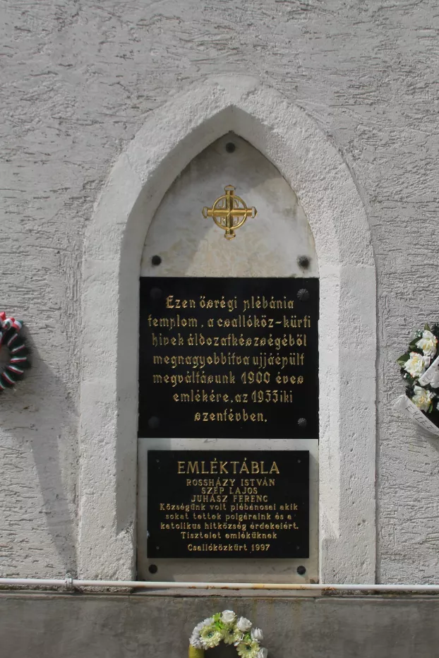 A csallóközkürti Szent István templom oltára