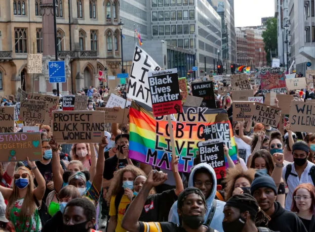 London - afrikai származású lakosság - tüntetés
