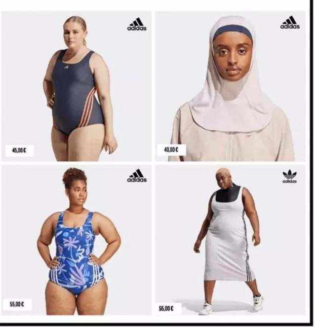 Adidas fürdőruhareklám Európában