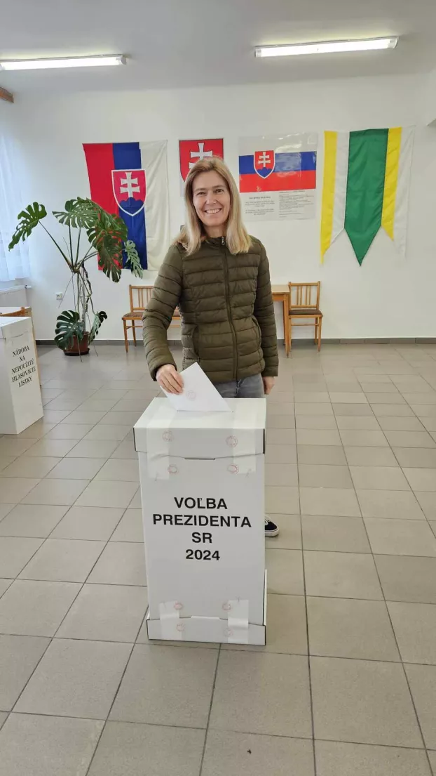 Zink Vass Nóra szavaz - államfőválasztás 2024