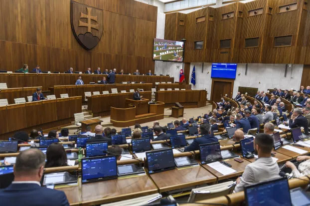 parlamenti ülésterem - Pozsony - NRSR