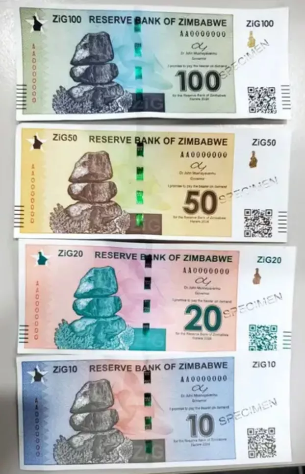 ZIG - Zimbabwe - fizetőeszköz