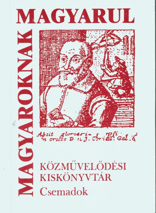 Magyaroknak magyarul - könyv - címlap