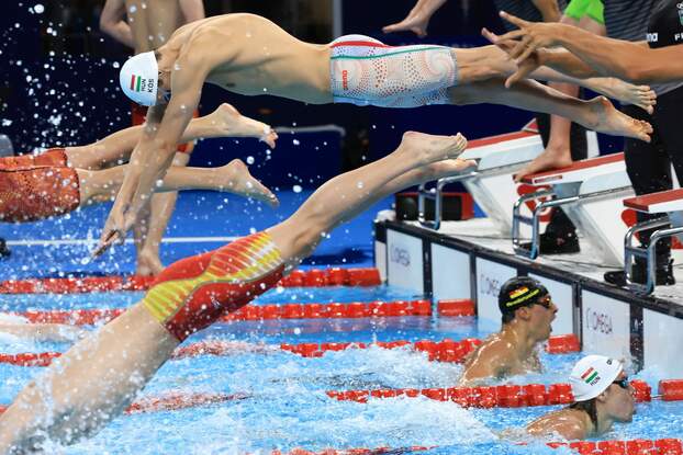Kós Hubert 4x100 Párizs olimpia 2024