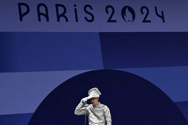 Szatmári András kardvívás Párizs 2024