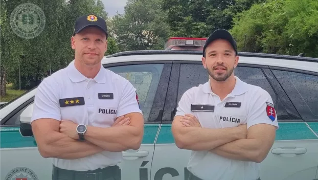szlovák rendőrök Horvátország