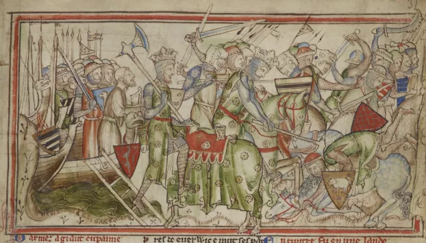 A Morcar által vezetett fullfordi csata (1066) rajza - wikipedia