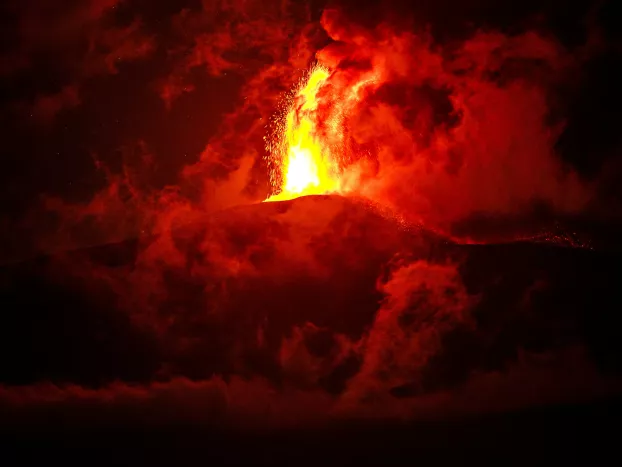 Etna vulkánkitörés