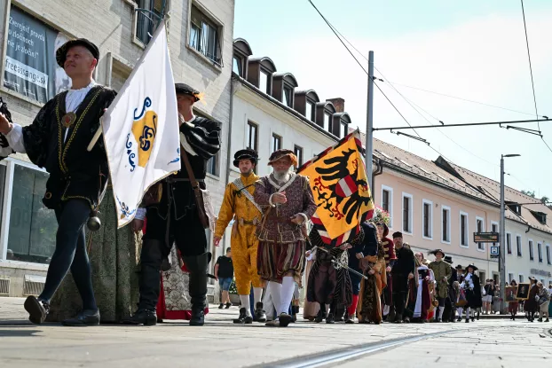 koronázási menet - Pozsony, 2024. 08.17. 