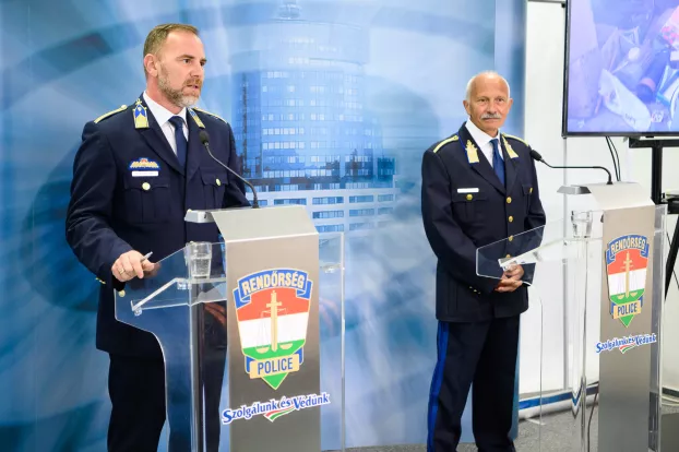 rendőrség Till Tamás sajtótájékoztató