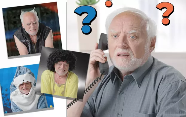 Hide the Pain Harold életmentés