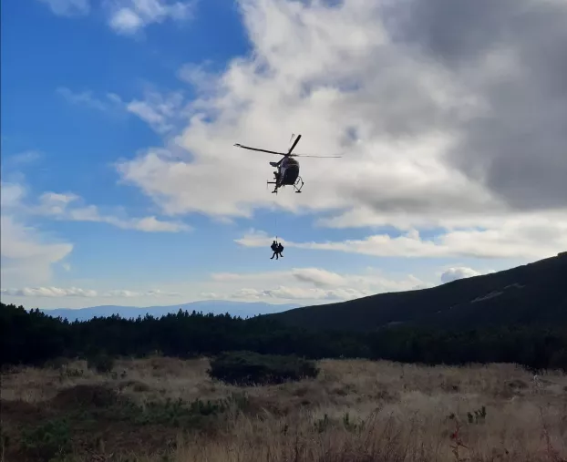 helikopteres mentés