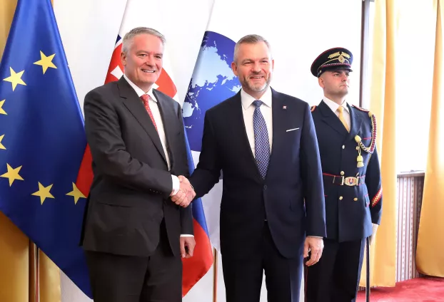 Peter Pellegrini és Mathias Cormann