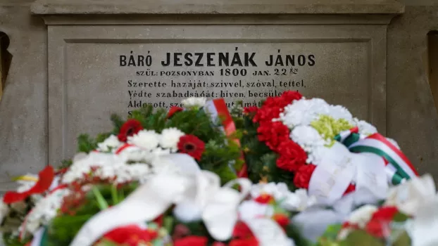 Báró Jeszenák János vértanú síremléke a pozsonyi Kecskekapui evangélikus temetőben