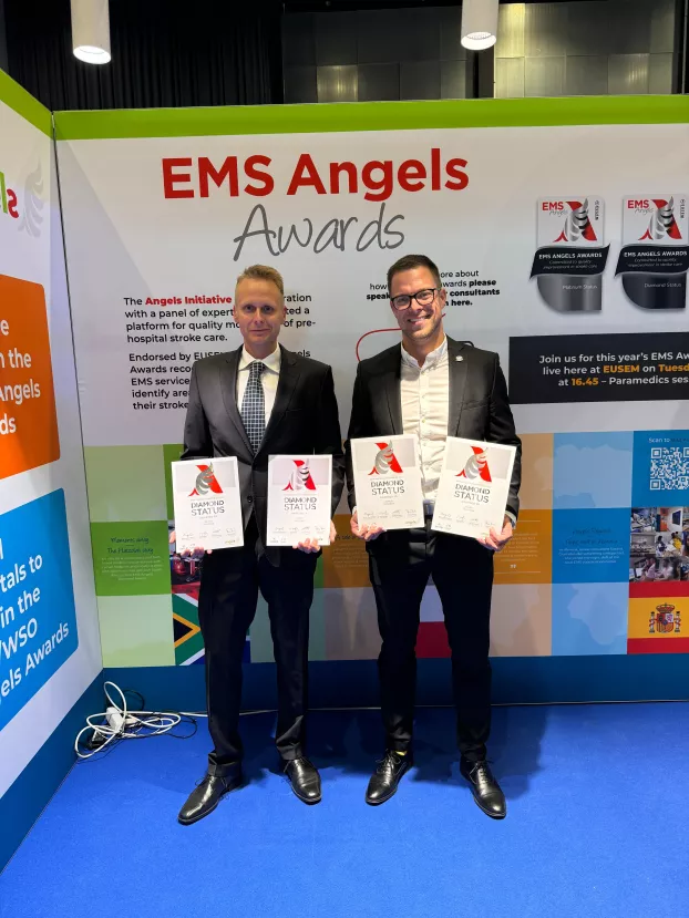 Világelső a komáromi ZaMED mentős csapata: Koppenhágában gyémánt EMS Angels Awardsot kapott 