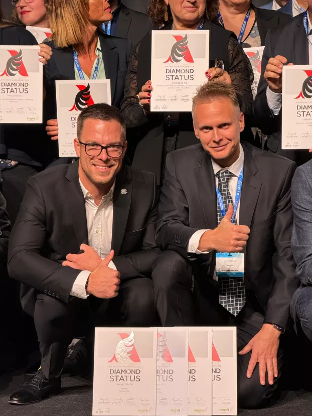 Világelső a komáromi ZaMED mentős csapata: Koppenhágában gyémánt EMS Angels Awardsot kapott 