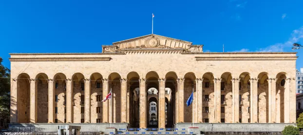 A parlament épülete Tbilisziben - Georgia - wikipedia