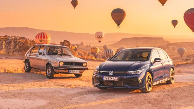 Volkswagen Golf az első és a nyolcadik generáció