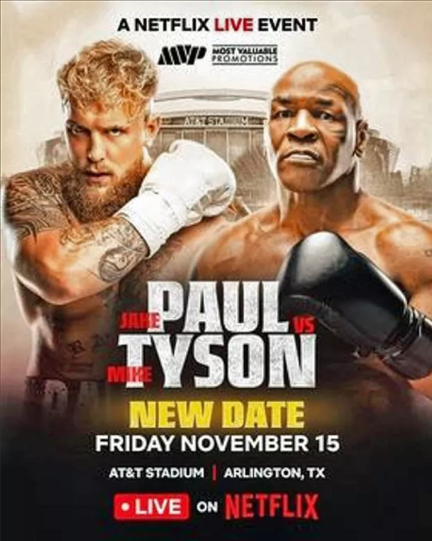 Jake Paul és Mike Tyson boxmeccs