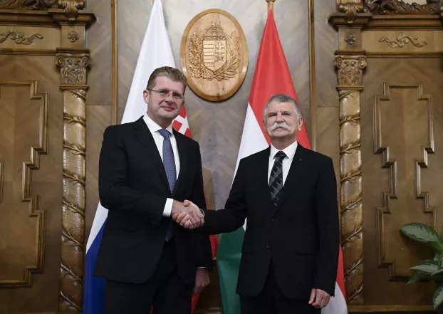 Kövér és Žiga Budapesten