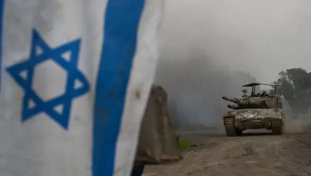 Izraeli hadsereg - tank - Golán-fensík - Szíria - 2024 december