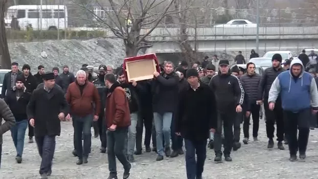 lezuhant azeri gép áldozatainak temetése