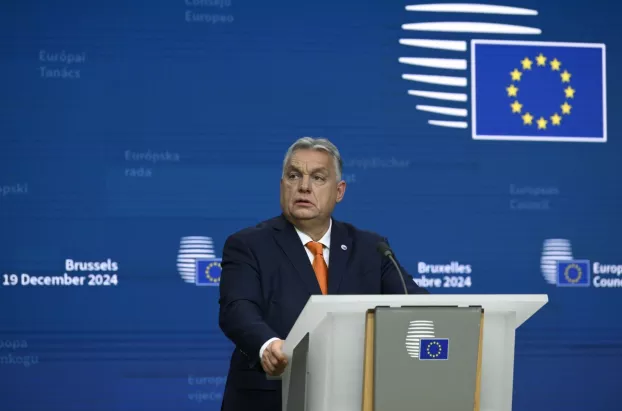 Orbán Viktor - EU-csúcs - 2024 december 19.
