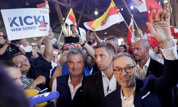 Herbert Kickl, a jobboldali Osztrák Szabadságpárt (FPÖ) elnöke