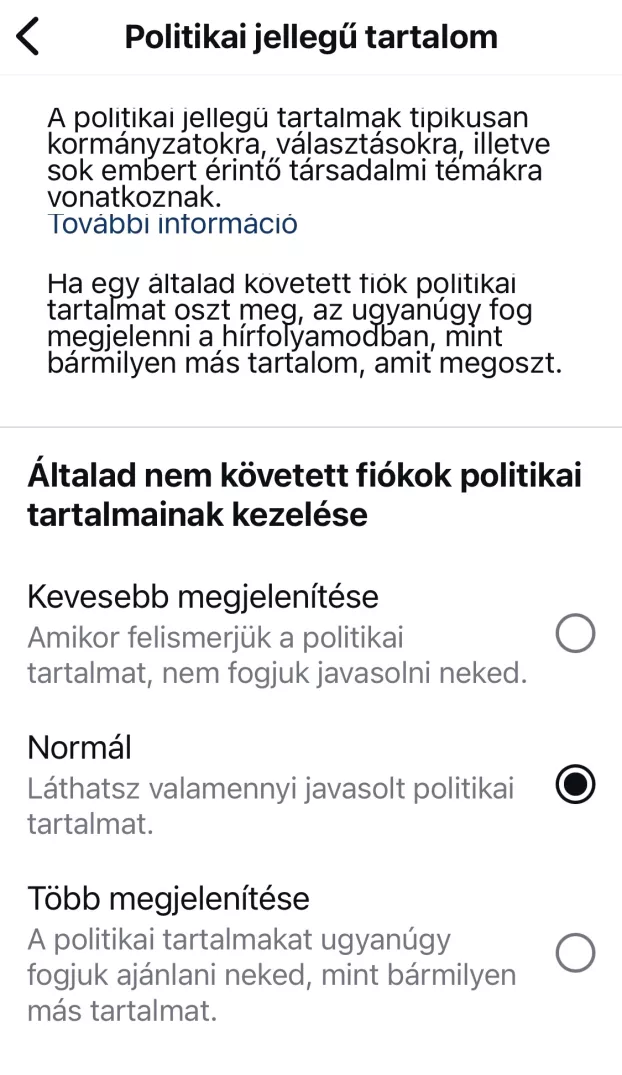 Facebook politikai tartalmak2