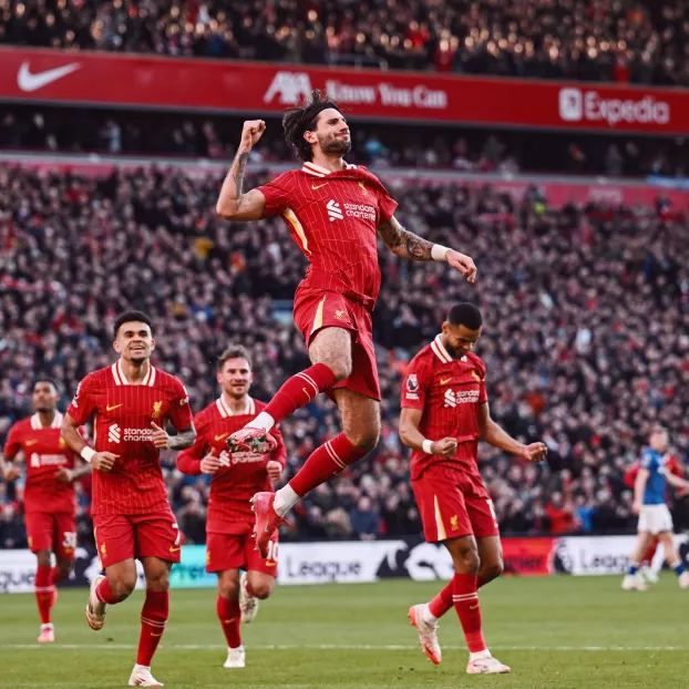 Szoboszlai Dominik a Liverpool FC mezében