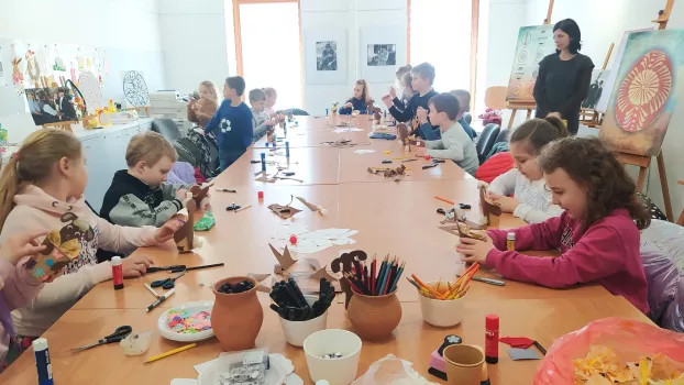 Rozsnyói Bányászati Múzeum, húsvét, alkotóműhely, húsvétvárás