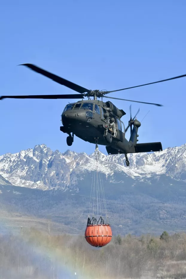 Tűzoltás helikopterrel