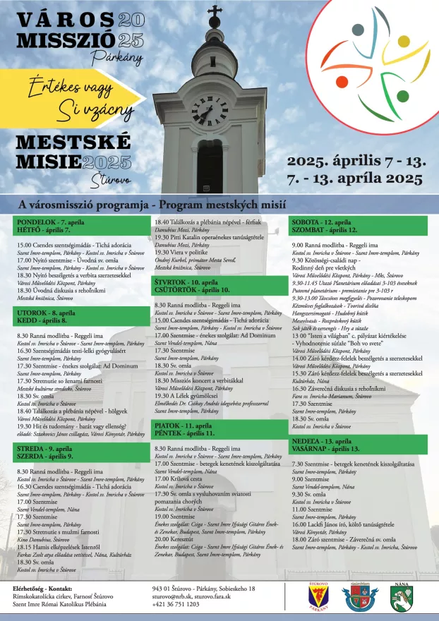 Plakát- városmisszió Párkányban