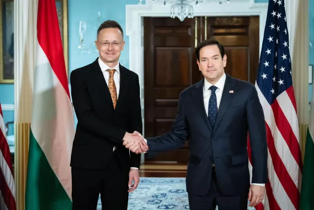 Szijjártó Péter és Marco Rubio