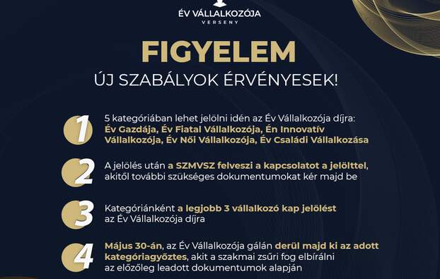 az Év Vállalkozója 2025