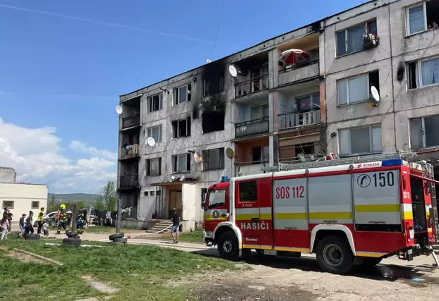 tűz a lakótelepen