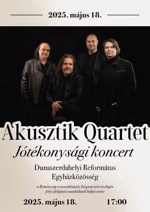 Akusztik Quartet jótékonysági koncert