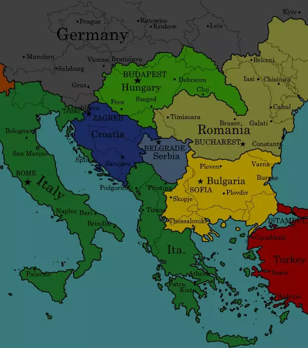 A második világháború a Balkánon