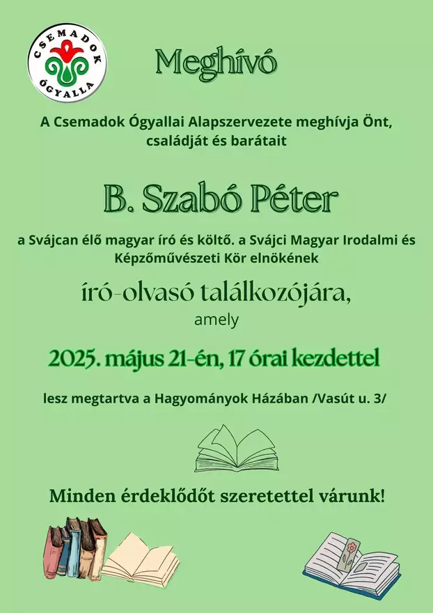Sokszemközt B. Szabó Péter svájci magyar irodalmárral az e heti felvidéki körútjáról - KÉPEKKEL