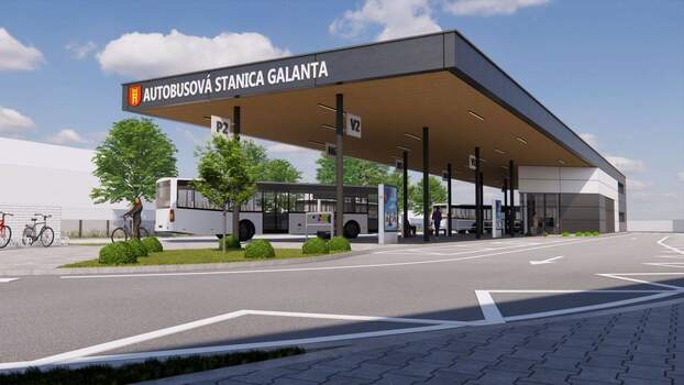 Galánta buszpályaudvar projekt