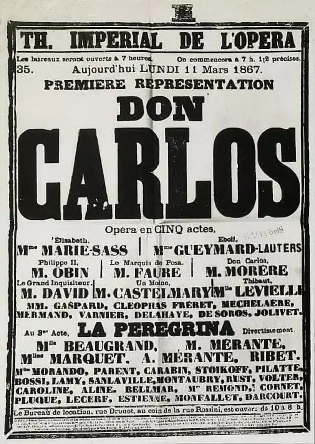 Don Carlos az első poszter