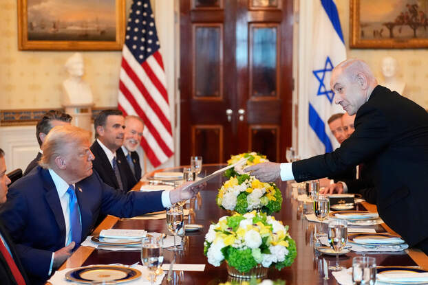Donald Trump és Benjamin Netanjahu