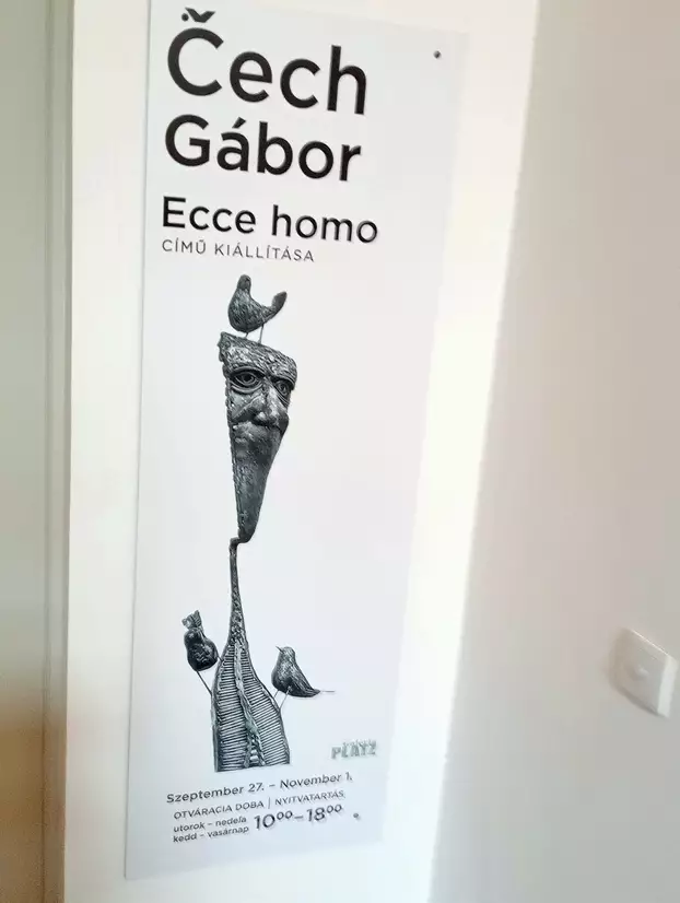 Ecce homo – Íme az ember: Čech Gábor „beszédes” fémszobrai a Platz Galériában– KÉPEKKEL