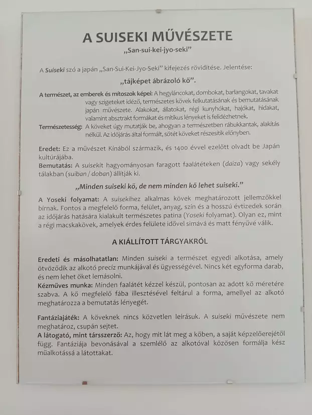 Suiseki - fantáziajáték: nemzetközi kiállítás a Duna Menti Múzeumban - KÉPEKKEL 