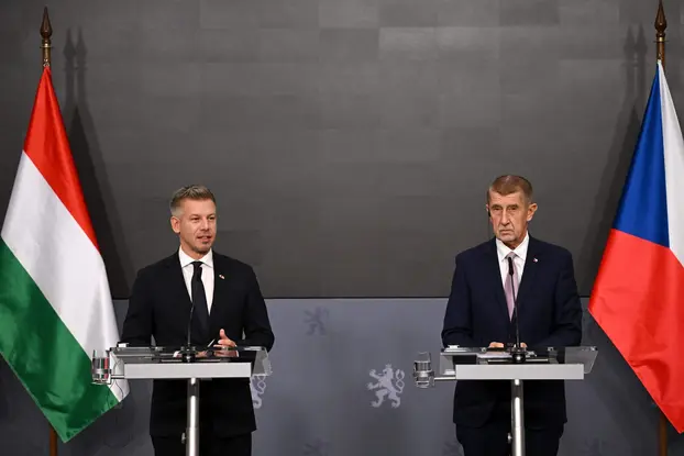 Magyar Péter és Andrej Babiš